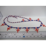 Dolls House Bunting 9 British Flags Miniature UK Decoration 1:12 Scale