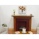 Dolls House Sunflowers Picture 1:12 Scale Miniature Wall Art Decor