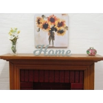 Dolls House Sunflowers Picture 1:12 Scale Miniature Wall Art Decor