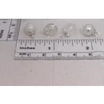 Dolls House Christmas Tree Decorations 12 Silver Miniature Baubles 1:12th Scale