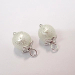 Dolls House Christmas Tree Decorations 12 Silver Miniature Baubles 1:12th Scale