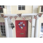 Dolls House Bunting Union Jack 9 Wood British Flags Miniature UK Decoration 1:12 Scale