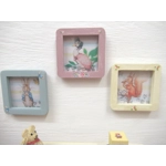 Dolls House Pictures Peter Rabbit Set of 3 Framed 1:12 Scale Nursery Decor