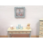 Dolls House Toy ABC Blocks Set of 3 Blue Miniature Nursery Accessory 1:12 Scale