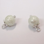 Dolls House Christmas Tree Decorations 12 Black & Silver Glass Baubles Miniature 1:12th Scale