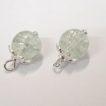 Dolls House Christmas Tree Decorations 12 Black & Silver Glass Baubles Miniature 1:12th Scale