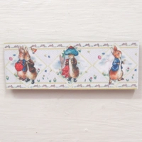 Dolls House Nursery Picture Peter Rabbit Miniature Baby's Bedroom Wall Decor 1:12 Scale