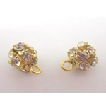 Dolls House Christmas Tree Decorations 12 Red Gold Miniature Baubles and Trinkets 1:12th Scale