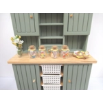 Dolls House Easter Cookies and Miniature Wood Board with 9 Mini Biscuits 1:12th Scale