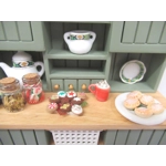 Dolls House Christmas Cookies 9 Miniature Xmas Biscuits and Plate 1:12th Scale