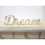 Dolls House Dream Word Miniature Ornament Cream and Gold Colours 1:12th Scale