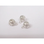 Dolls House Christmas Tree Decorations 12 Blue and Silver Miniature Baubles 1:12th Scale