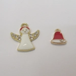 Dolls House Christmas Tree Decorations 12 Red Gold Miniature Baubles and Trinkets 1:12th Scale