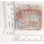 Dolls House Nursery Picture Peter Rabbit Theme Miniature Decor Accessory 1:12 Scale