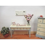 Dolls House Dream Word Pink Ornament Miniature Decor Accessories 1:12th Scale