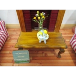 Dolls House Easter Basket with 6 Yellow & Blue Hand Painted Miniature Eggs 1:12th Scale