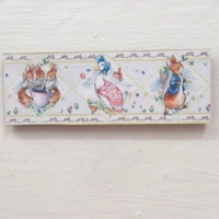 Dolls House Nursery Picture Peter Rabbit Miniature Wall Art Decor 1:12 Scale