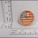 Dolls House Clock USA Flag Vintage Miniature Wall Decor 1:12 Scale
