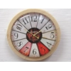 Dolls House Clock Retro Style Miniature Wall Decor Accessories 1:12th Scale