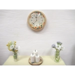 Dolls House Clock Paris Floral Vintage Miniature Decor 1:12th Scale