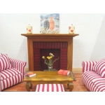 Dolls House Ornament Home Word Cream and Gold Colour Miniature Accessory 1:12th Scale