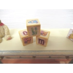 Dolls House Toy Letter Blocks Set of 3 Winnie the Pooh Miniature Nursery 1:12 Scale