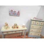 Dolls House Toy Letter Blocks Set of 3 Winnie the Pooh Miniature Nursery 1:12 Scale