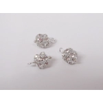 Dolls House Christmas Tree Decorations 12 Red Silver Miniature Baubles and Stars 1:12th Scale