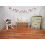 Dolls House Toy Letter Blocks Peter Rabbit Set of 3 Pink Nursery Miniature 1:12 Scale