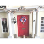 Dolls House Banner USA Flag Theme Wood Garland Bunting Miniature 4th July Decor 1:12 Scale