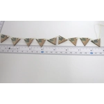 Dolls House Banner USA Flag Theme Wood Garland Bunting Miniature 4th July Decor 1:12 Scale