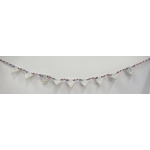 Dolls House Bunting USA Flag Pennant Garland Miniature 4th July Decoration 1:12 Scale