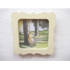 Dolls House Picture Winnie the Pooh Framed Nursery Miniature Accessory 1:12 Scale