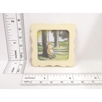 Dolls House Picture Winnie the Pooh Framed Nursery Miniature Accessory 1:12 Scale