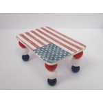 Dolls House Table USA Flag Miniature 1:12 Scale 4th July Furniture