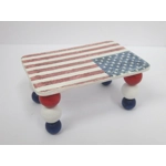 Dolls House Table USA Flag Miniature 1:12 Scale 4th July Furniture