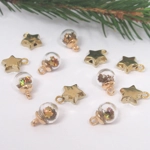 Dolls House Christmas Tree Decorations 12 Filled Miniature Glass Baubles and Stars 1:12th Scale