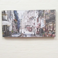 Dolls House Picture French Street Scene 1:12 Scale Miniature Wall Decor Accessory