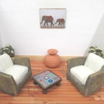 Dolls House Table Moroccan Style Handmade Low Coffee Occasional Miniature Furniture 1:12 Scale
