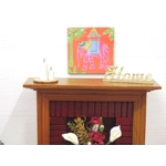 Miniature Elephant Picture Dolls House Wall Art 1:12 Scale