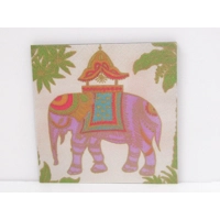 Dolls House Picture Elephant 1:12 Scale Miniature Wall Art Decor