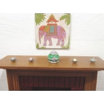 Dolls House Picture Elephant 1:12 Scale Miniature Wall Art Decor