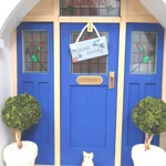 Dolls House Beach Sign gone sailing Hanging Notice 1:12th Scale Miniature Accessories