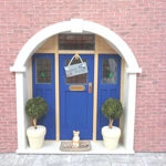 Dolls House Beach Sign gone sailing Hanging Notice 1:12th Scale Miniature Accessories