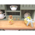 Dolls House Easter Miniature Lollipops and Decorated Glass Jar 1:12th Scale