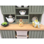 Dolls House Easter Miniature Lollipops and Decorated Glass Jar 1:12th Scale