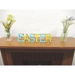 Dolls House Easter Decoration Word Blue and Yellow 1:12th Scale Miniature