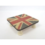 Dolls House Table British Flag Handmade Low Coffee 5cm x 5cm Miniature Furniture 1:12 Scale