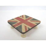 Dolls House Table British Flag Handmade Low Coffee 5cm x 5cm Miniature Furniture 1:12 Scale
