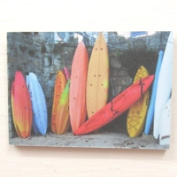 Dolls House Beach Picture Canoes Miniature Wall Art Decor 1:12 Scale